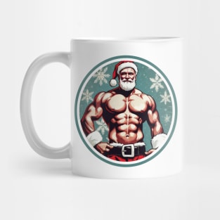 Muscle Santa Claus Mug